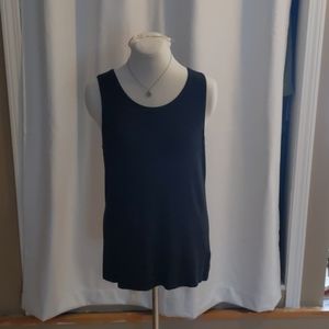 Eileen Fisher charcoal grey shell